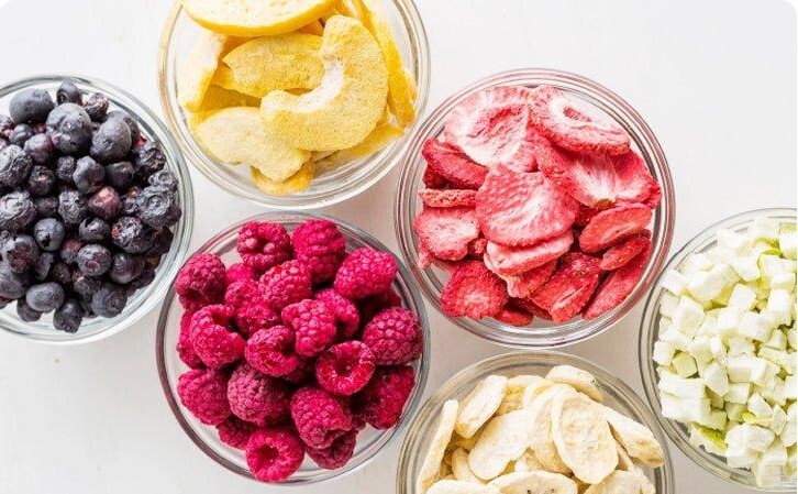 Freeze dried versus Dehydrated
